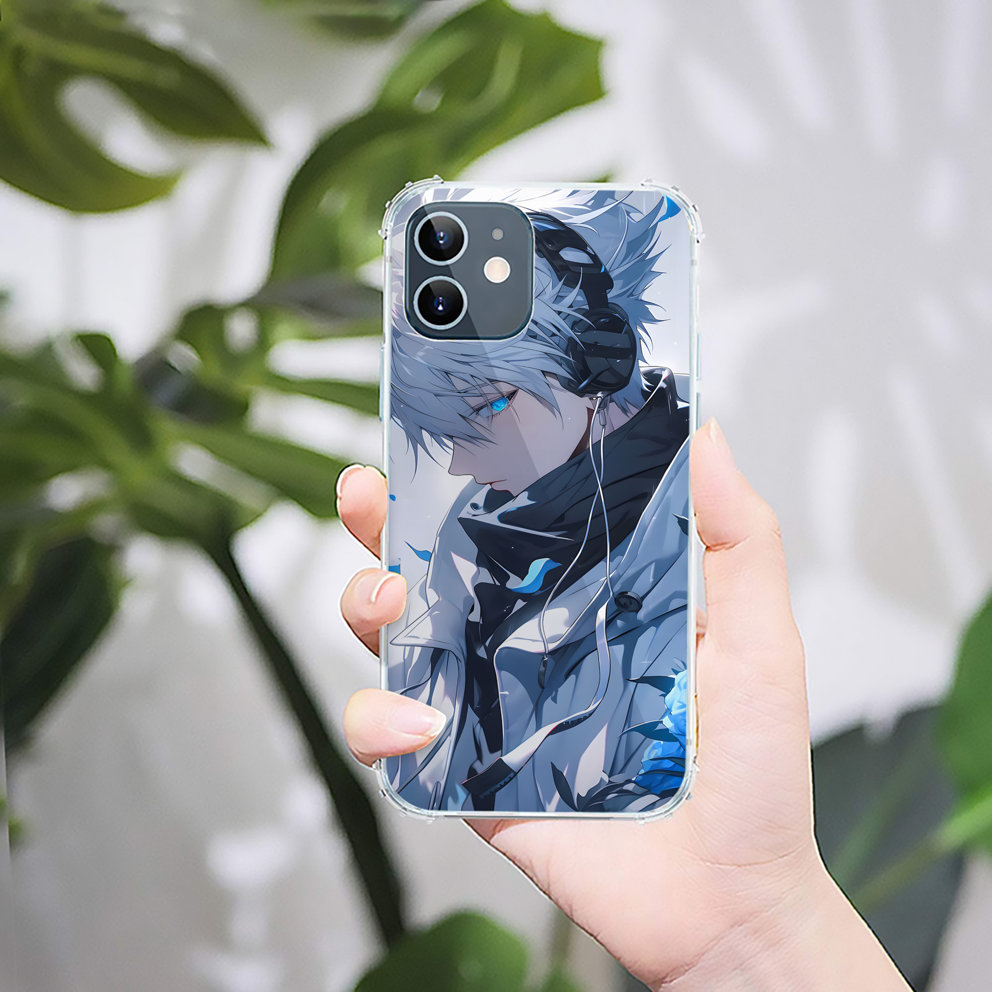 （画像用） 呪術廻戦 Jujutsu Kaisen 【iPhone 12シリーズ対応】透明スマホケース（クリアソフトケース）